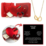 Kit Cupido com Colar Amor Duplo Personalizável
