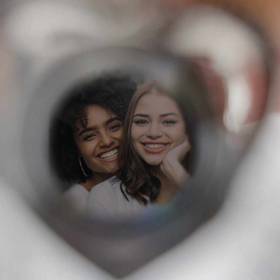 Ursinho Giratório com Rosa Eterna e Colar com Projeção de Foto