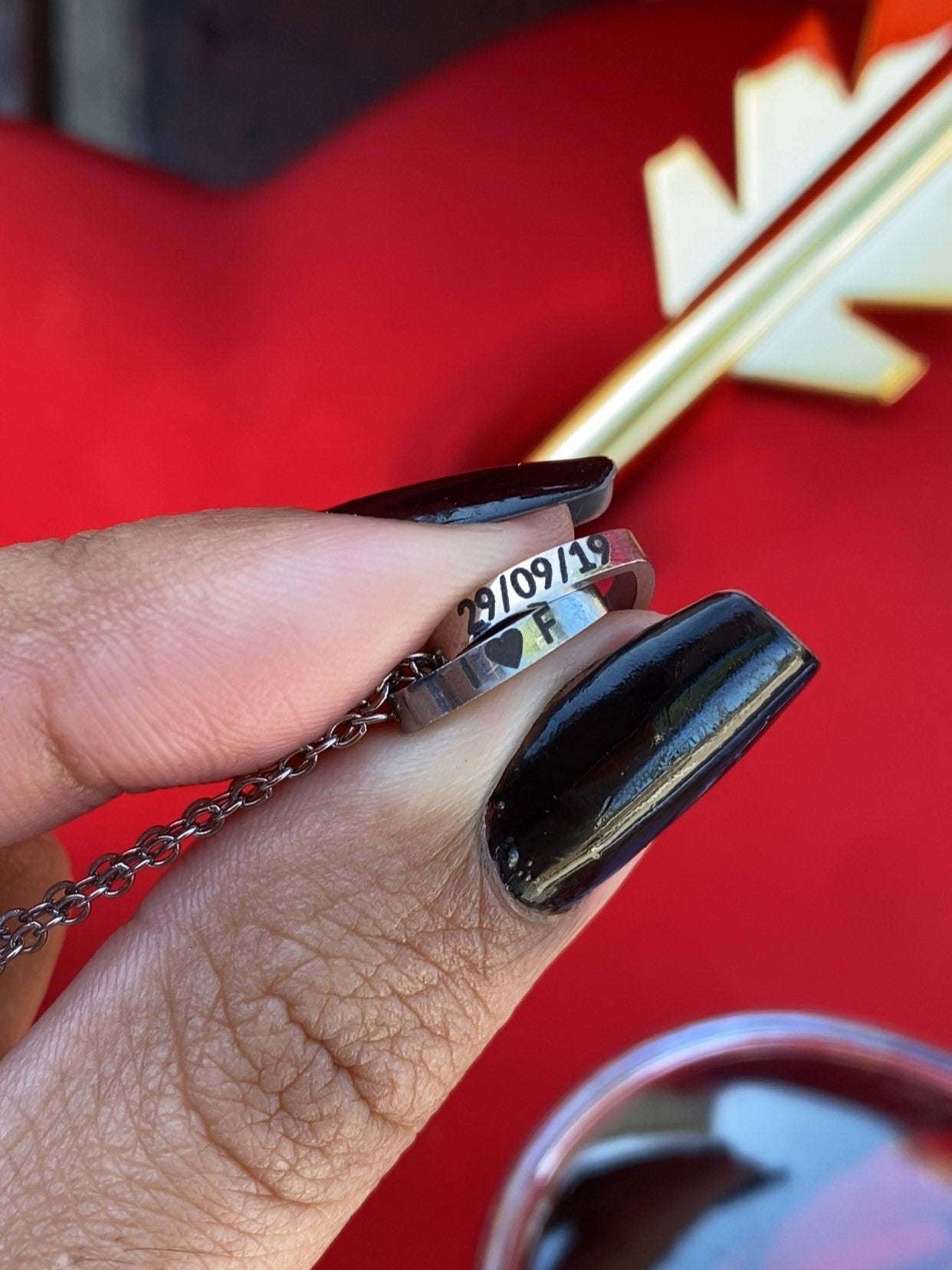 Kit Cupido com Colar Amor Duplo Personalizável