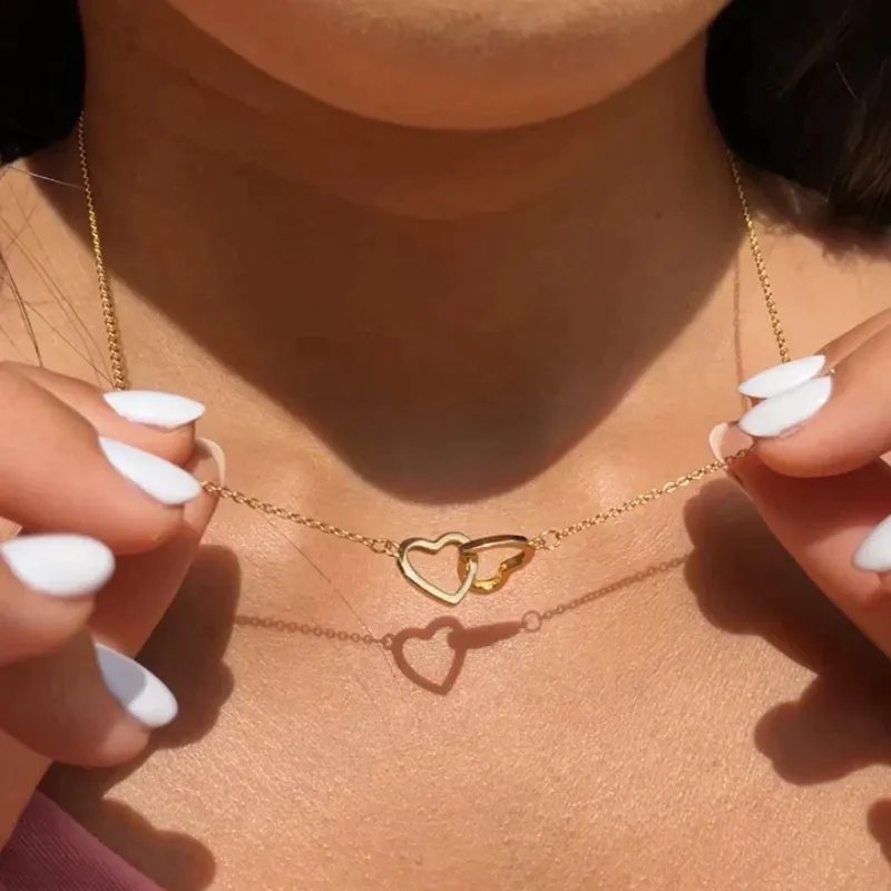 Kit Rosa Eterna com Colar Amor Duplo Personalizado