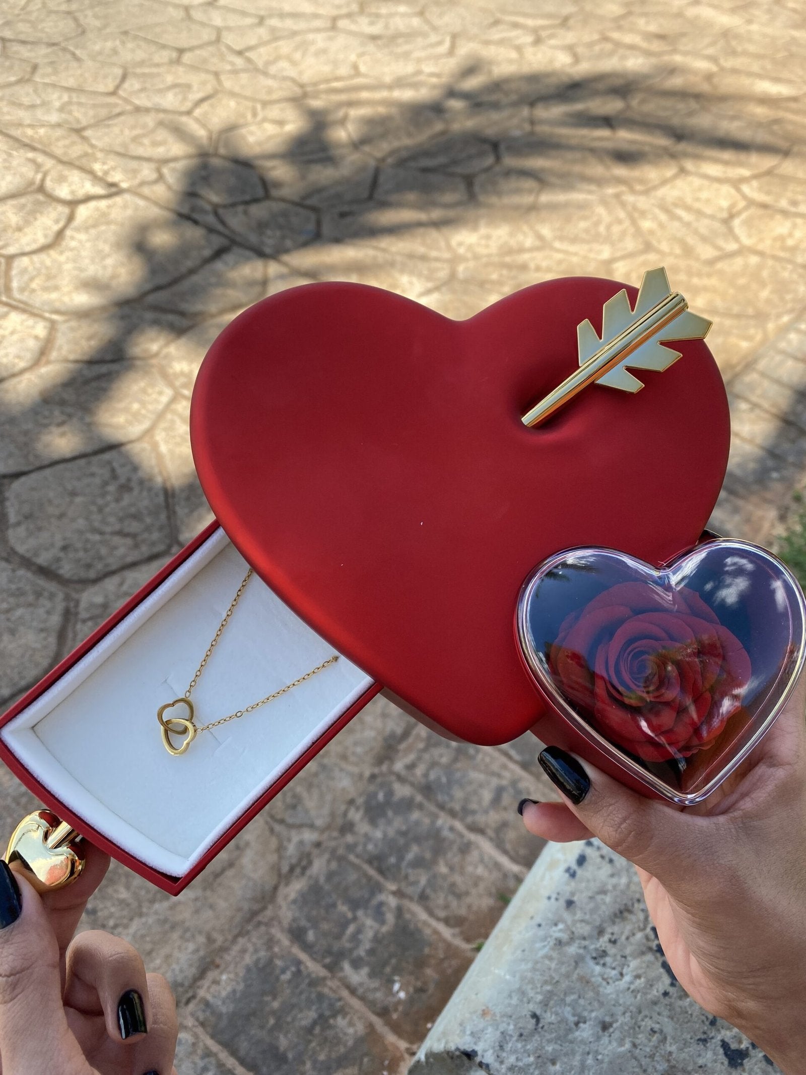 Kit Cupido com Colar Amor Duplo Personalizável